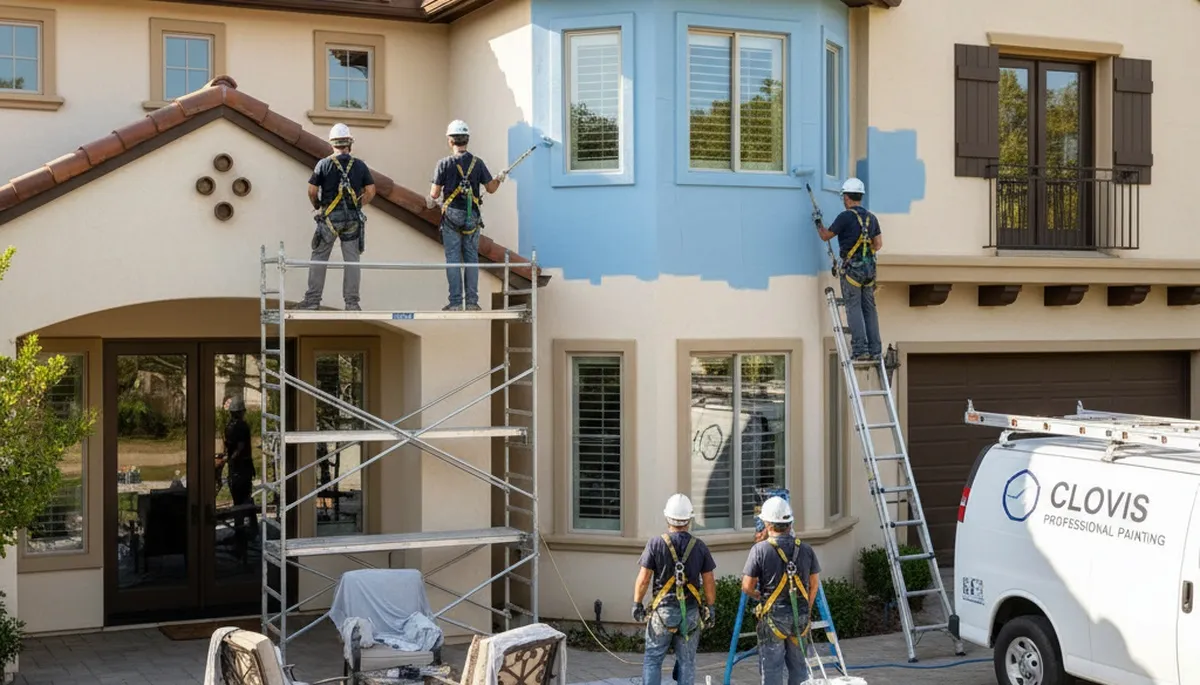 Professional painters in Fresno, CA providing interior and exterior painting services