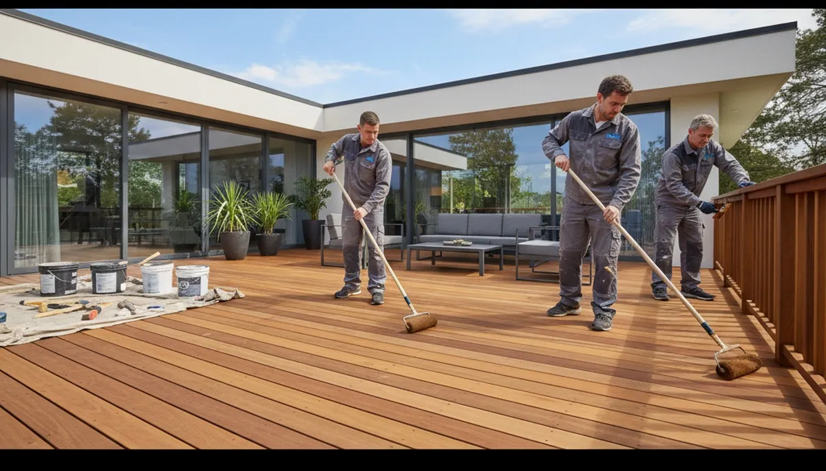 Fresno, CA deck painting service protecting outdoor wood for Central Valley weather