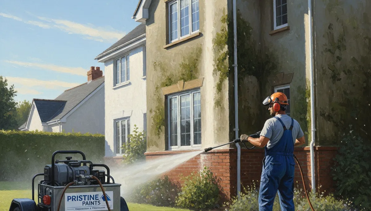 Pressure cleaning service in Fresno, CA for exterior dust and grime removal