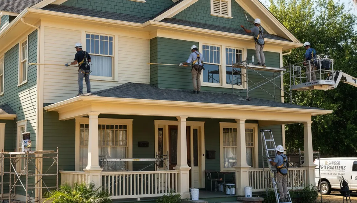 Professional painters serving Fresno, CA for interior and exterior residential painting services
